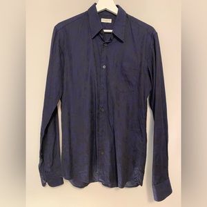 Dries Van Noten Purple Paisley Shirt